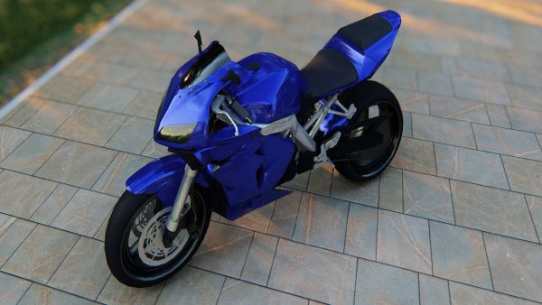 3D-Motercycle-Model-Blue