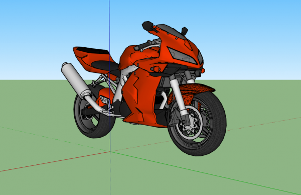 3D-motorcycle-model