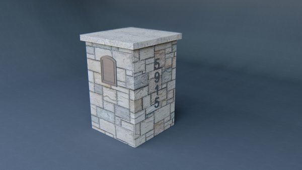 stone-mailbox-3d-model-sketchup