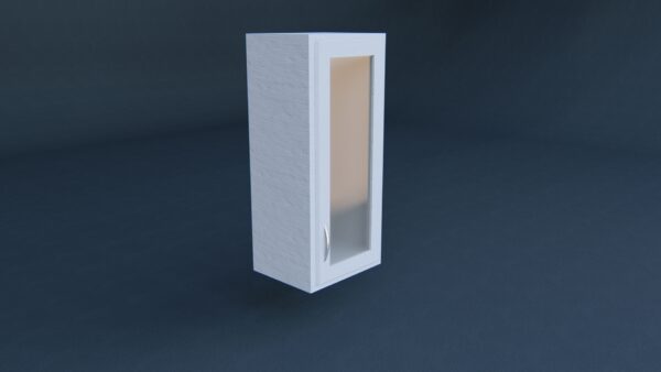 Single Upper Glass Cabinet 3D model Max File
