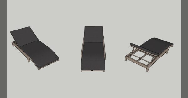 Lounge Chair 3D model Max File