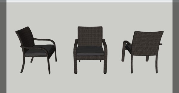 Outdoor Chair 3D model Max File