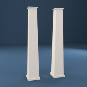 House Column 3D model Max File