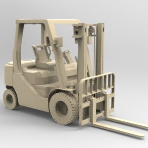 Pickup Forklift 3D model Max File