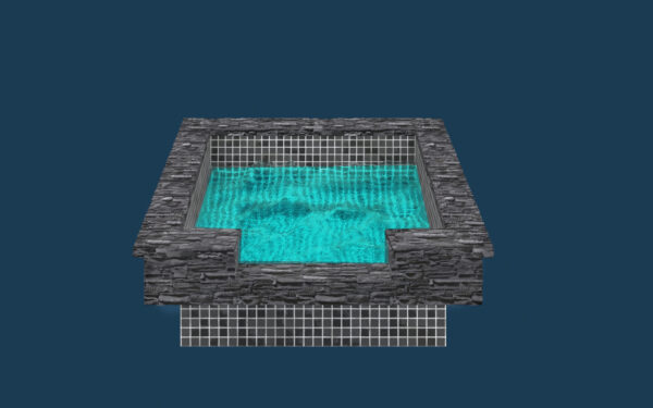 Stone Hot Tub 3D Model
