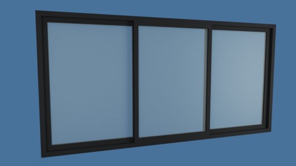 Triple Metal Windows 3D model Max File