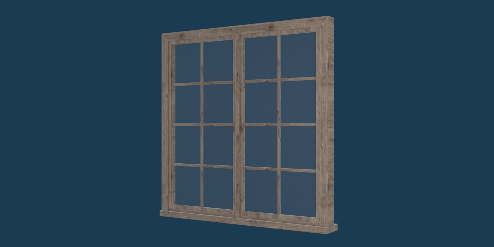 3d french casement window download