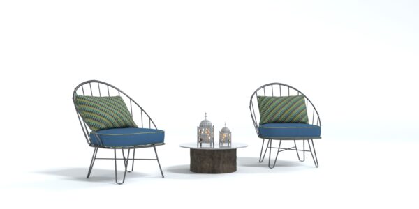 Chairs and Table set 3D model instant download 3D tools OBJ 3DS Max File