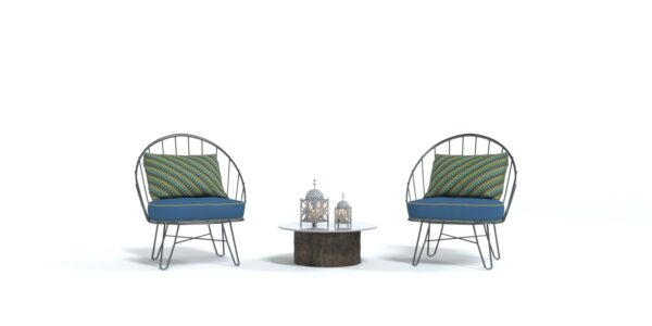 Chairs and Table set 3D Model