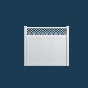 White Fence Panel 3D Model
