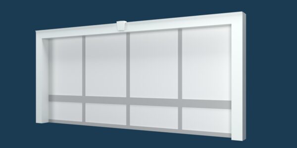 White Garage Door 3D model Max File